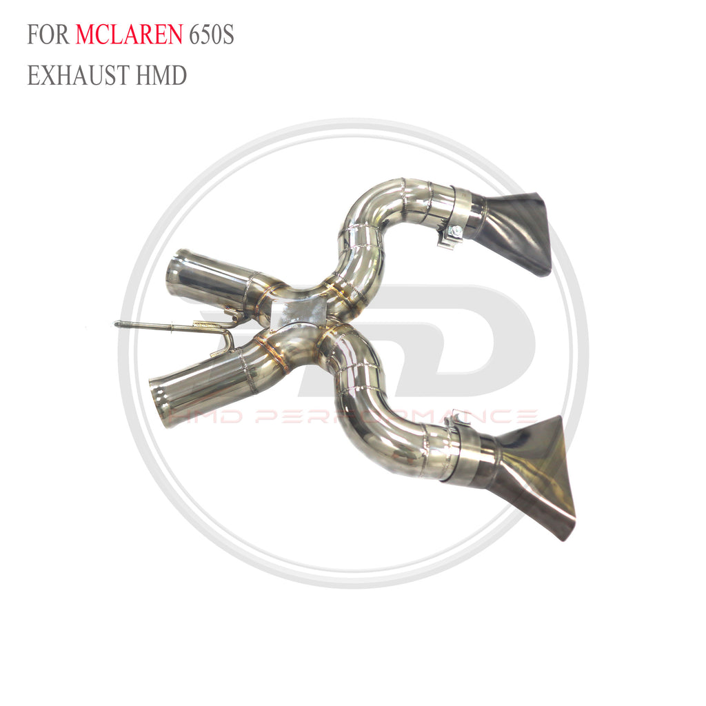 McLaren 650S Straight Axle-Back SUS304 Racing Grade Exhaust System - 2