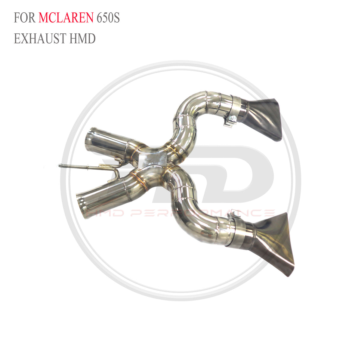 McLaren 650S Straight Axle-Back SUS304 Racing Grade Exhaust System - 2