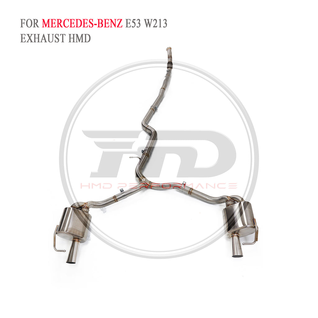 Mercedes-Benz E53 W213 catback Racing Grade Exhaust System - 4