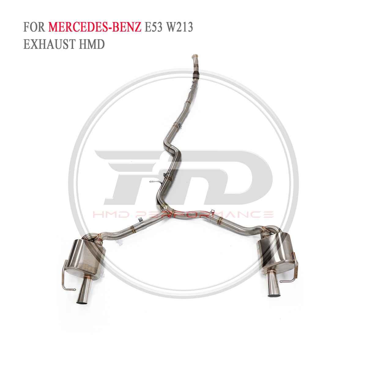 Mercedes-Benz E53 W213 catback Racing Grade Exhaust System - 4