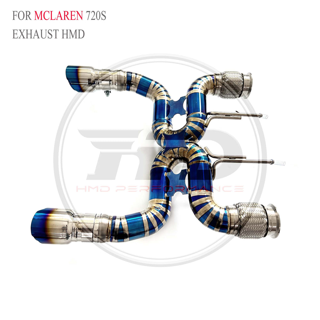 McLaren 720S catback Titanium Racing Grade Exhaust System - 3