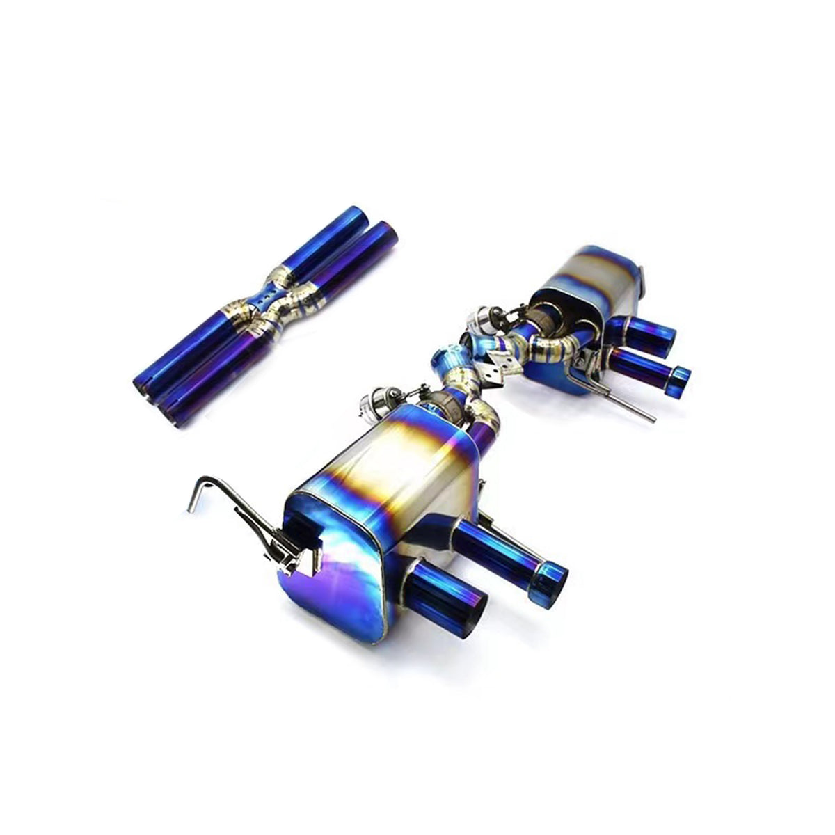 Ferrari GTC4Lusso Valved Axle-Back Titanium Racing Grade Exhaust System - 1