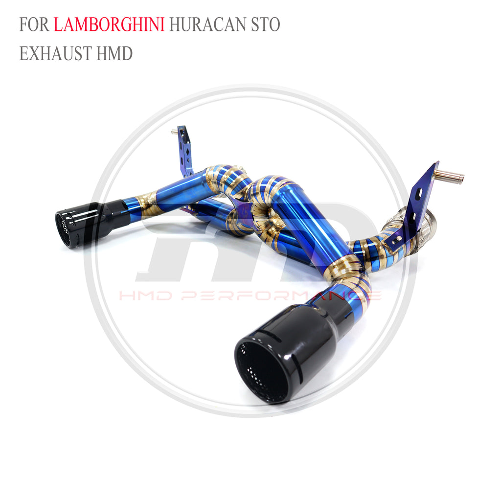 Lamborghini Huracan STO catback Titanium Sport Exhaust System - 4