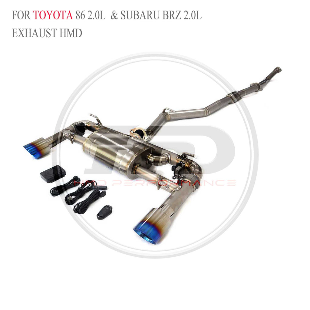 Toyota 86 2.0L & BRZ 2.0L catback Titanium Sport Exhaust System - 5