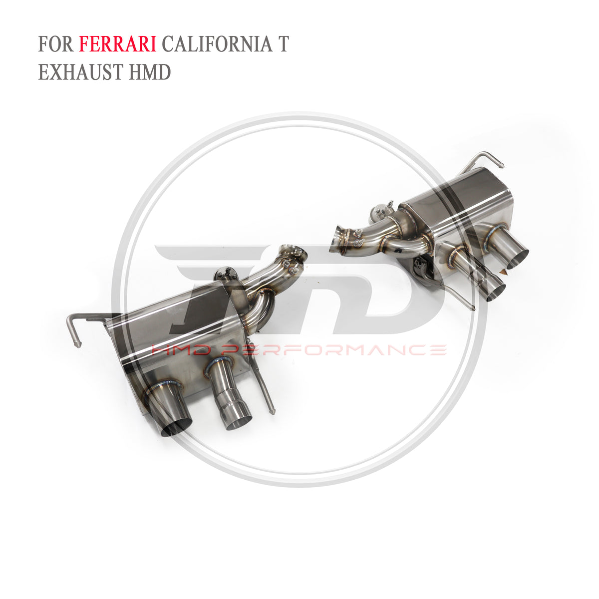 Ferrari California Valved Catback Racing Grade Exhaust System - 5