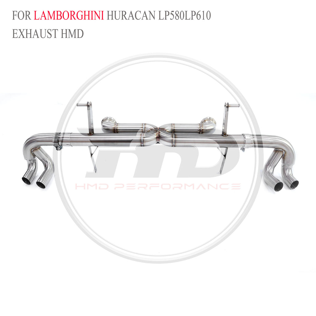 Lamborghini catback SUS304 Straight Sport Exhaust System - 3