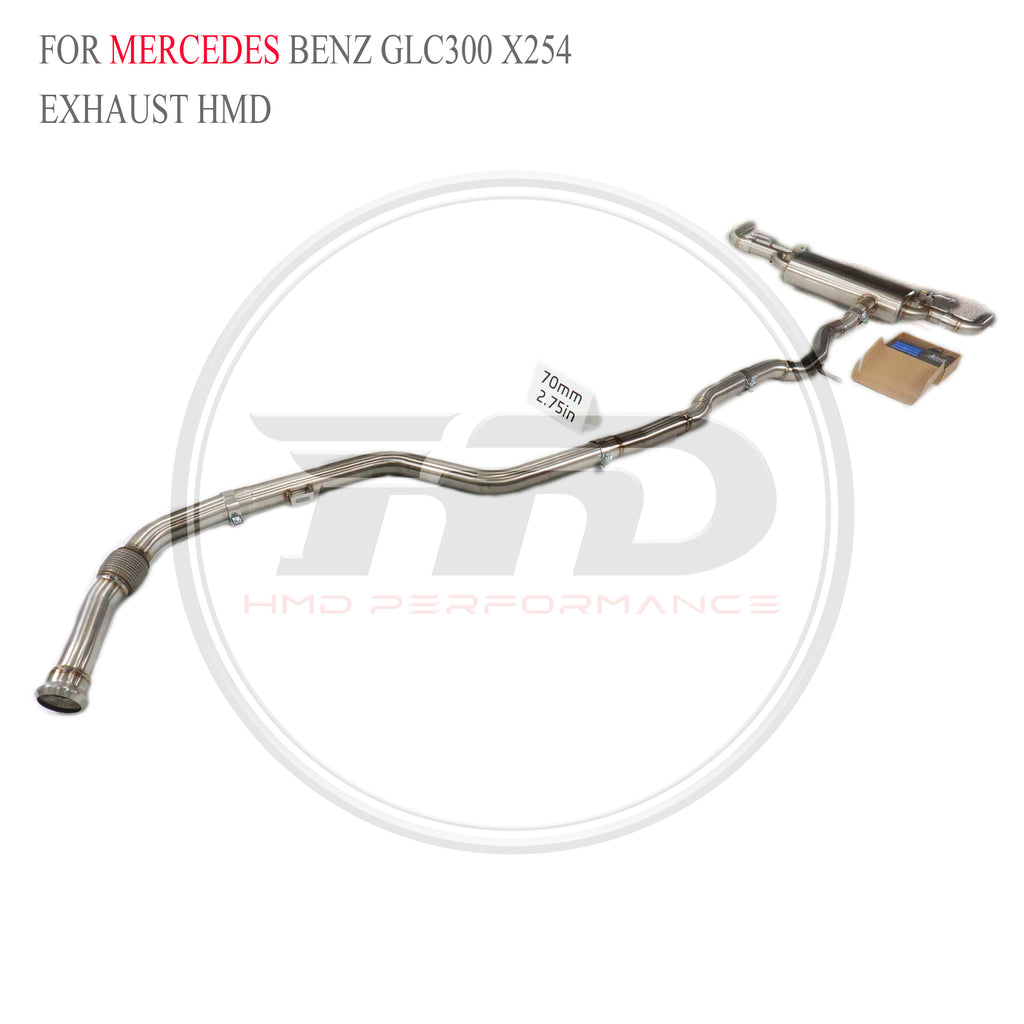 Mercedes-Benz GLC300 X254 Valved Catback SUS304 Racing Grade Exhaust System - 5