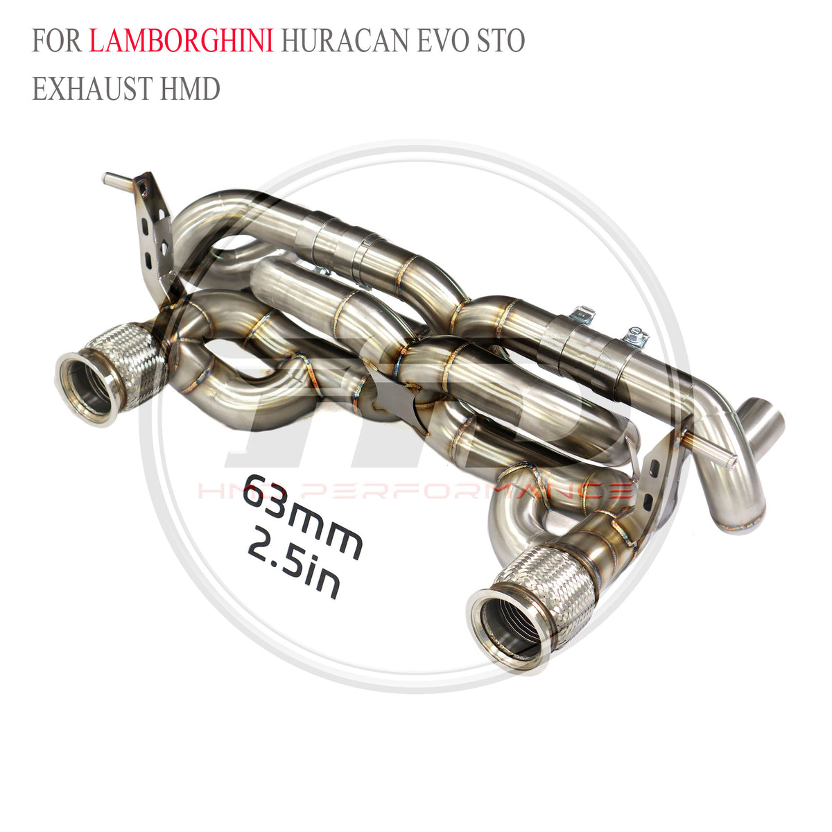 Lamborghini Huracan EVO STO catback with X pipe SUS304 Racing Grade Exhaust System - 3