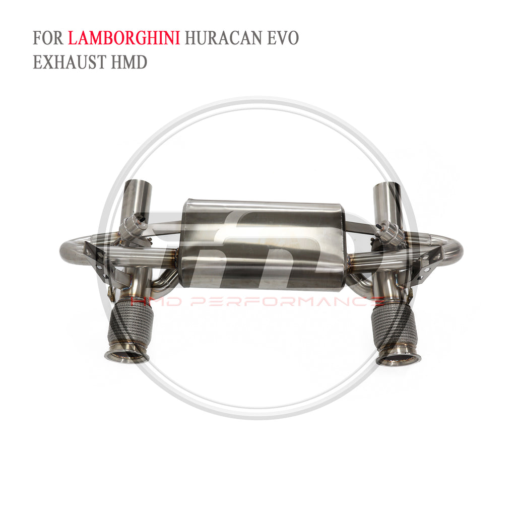 Lamborghini EVO Valved Catback SUS304 Racing Grade Exhaust System - 6