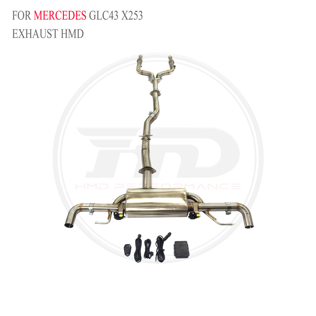 Mercedes-Benz GLC43 X253 catback SUS304 Sport Exhaust System - 4