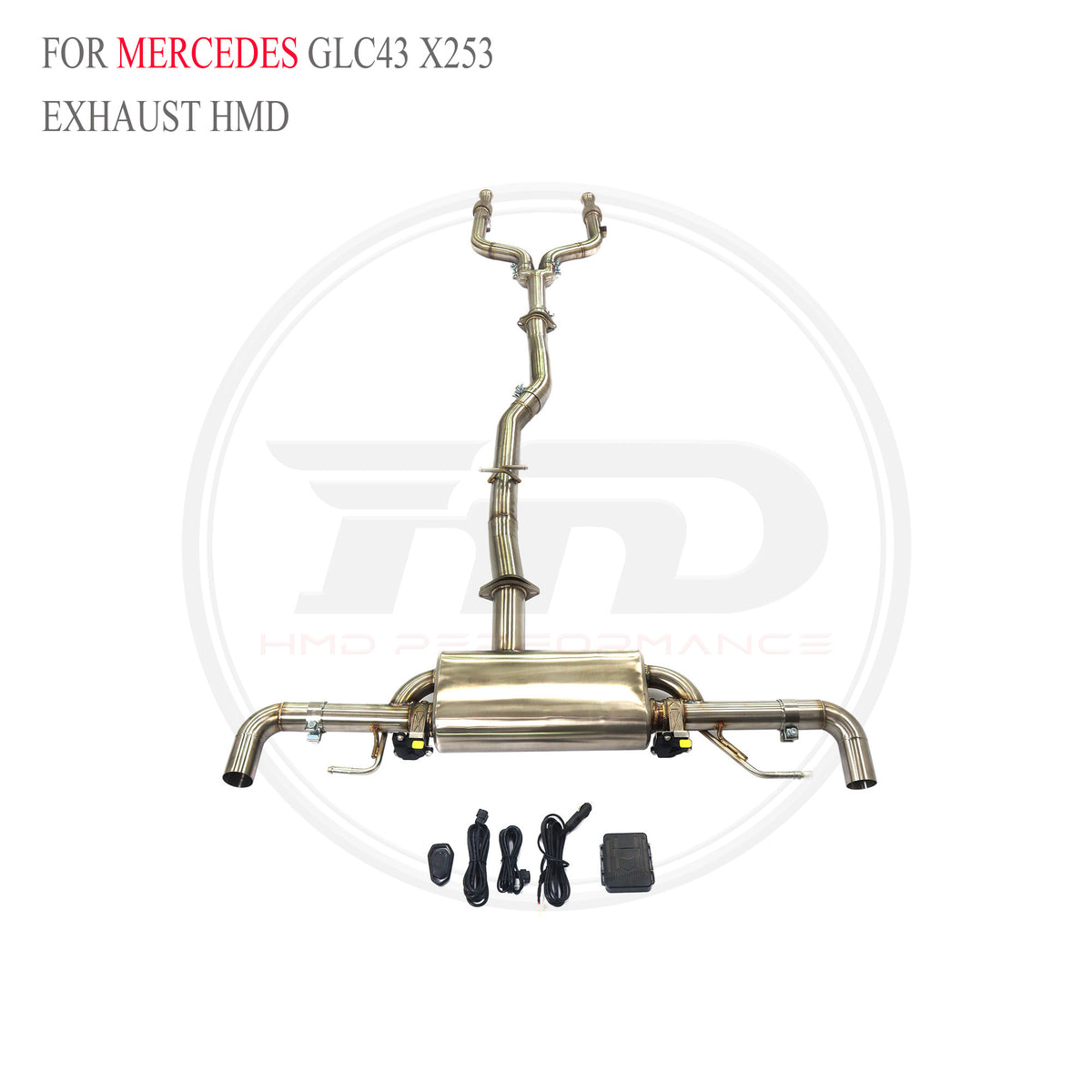 Mercedes-Benz GLC43 X253 catback SUS304 Sport Exhaust System - 4