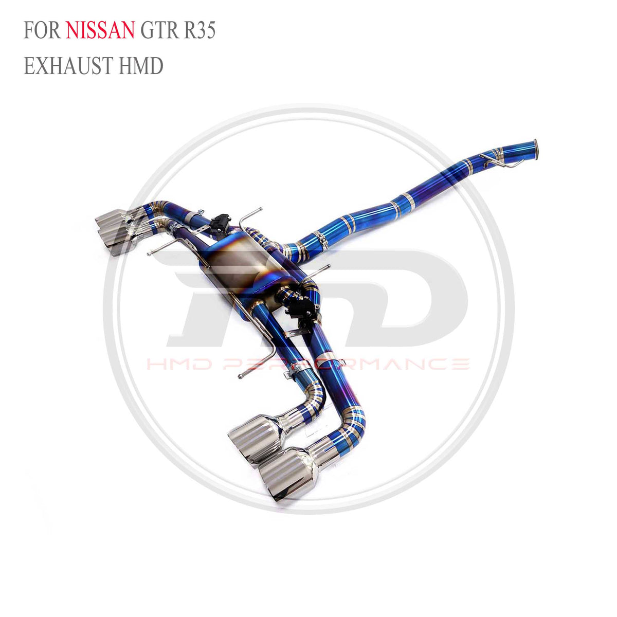 Nissan GT-R R35 catback Titanium Sport Exhaust System - 5