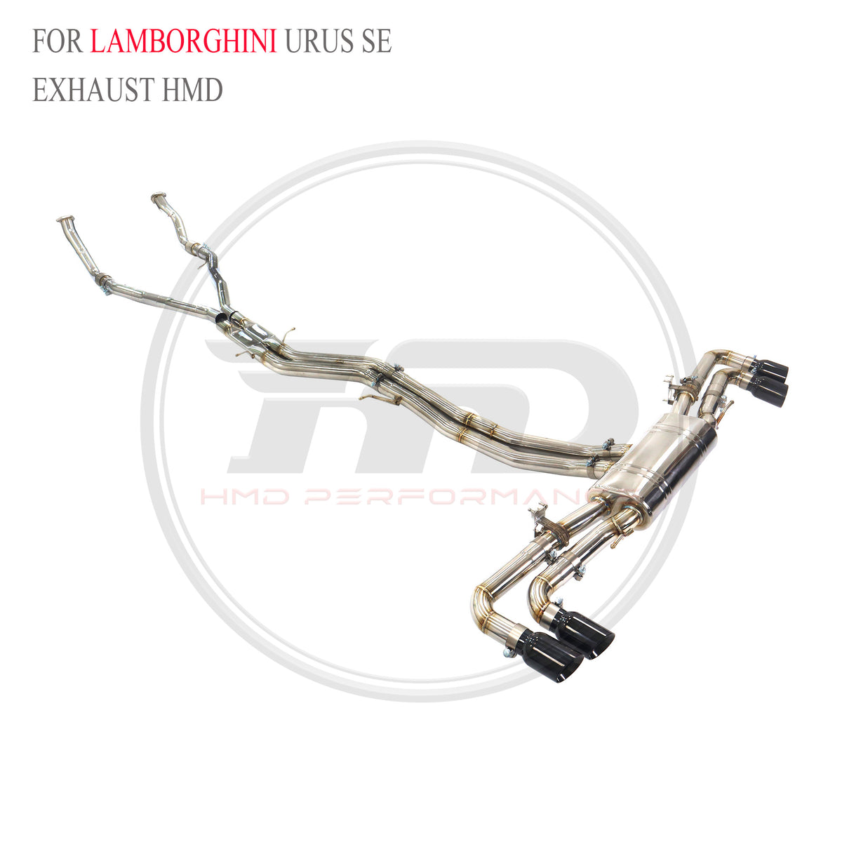 Lamborghini URUS SE Full Set Valved Catback SUS304 Racing Grade Exhaust System - 5