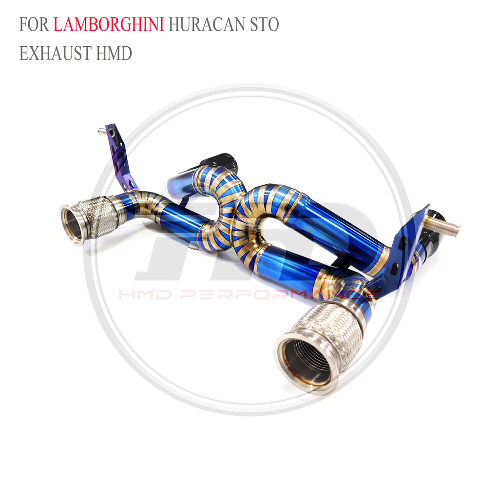 Lamborghini Huracan STO catback Titanium Sport Exhaust System - 5