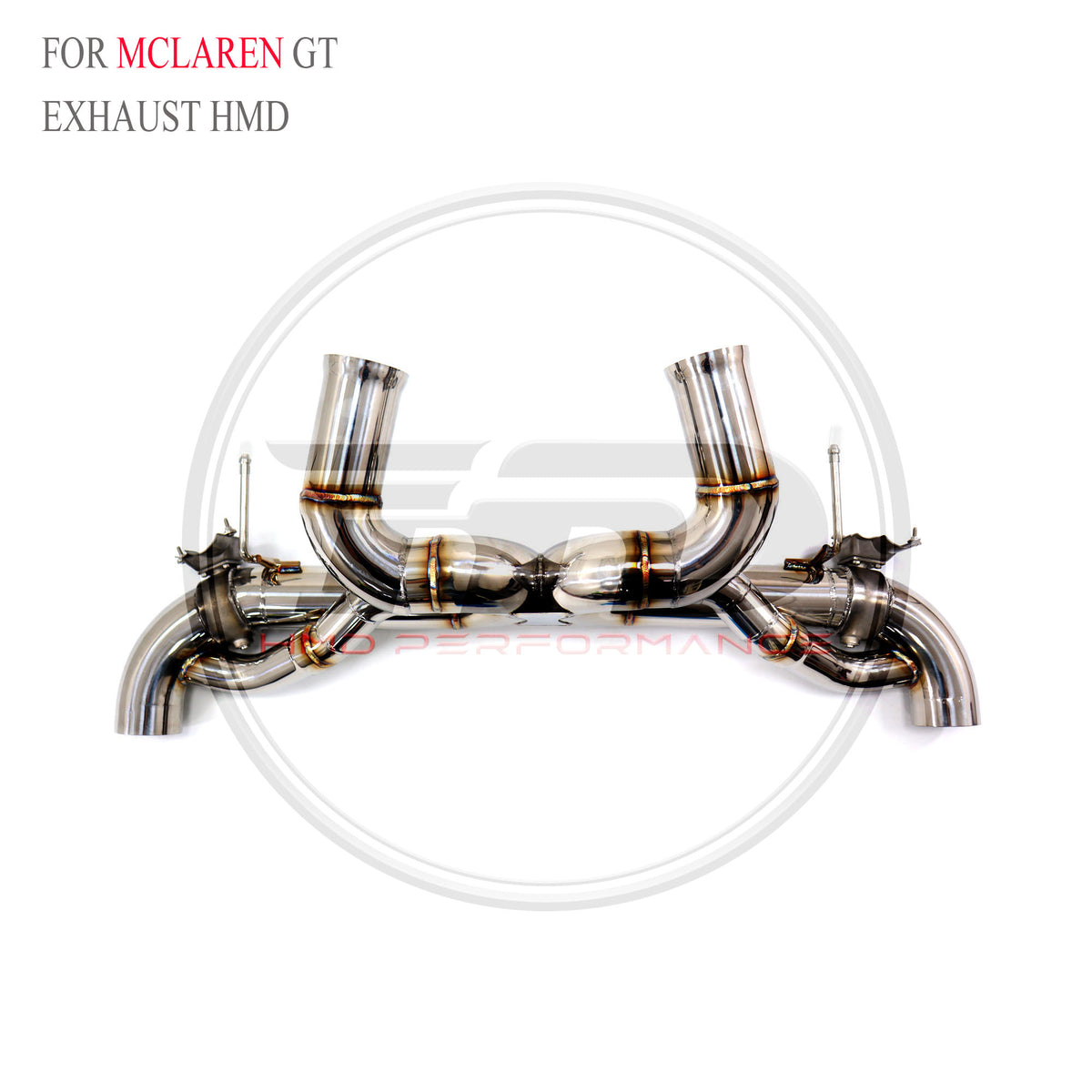 McLaren GT catback SUS304 Valved Sport Exhaust System - 3