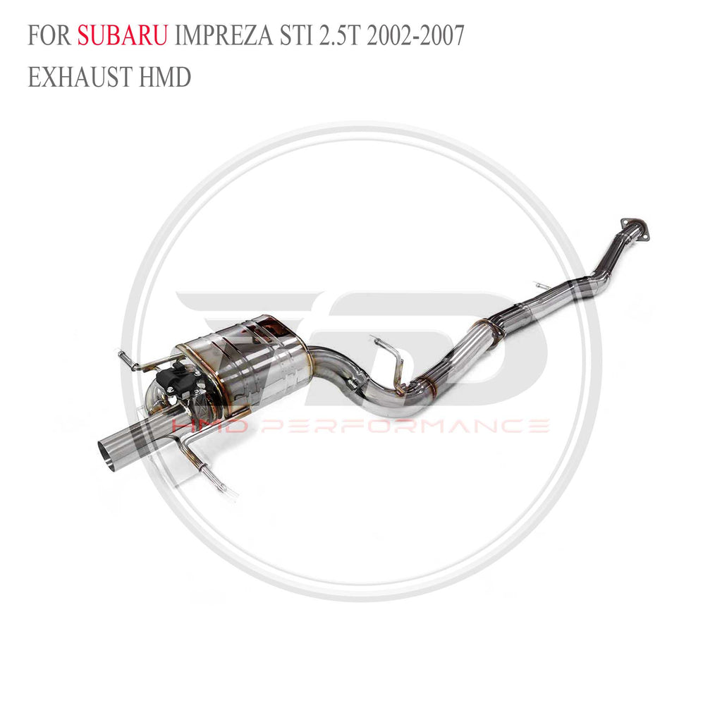 Subaru Impreza STI 2.5T 2002-2007 catback SUS304 Racing Grade Exhaust System - 5