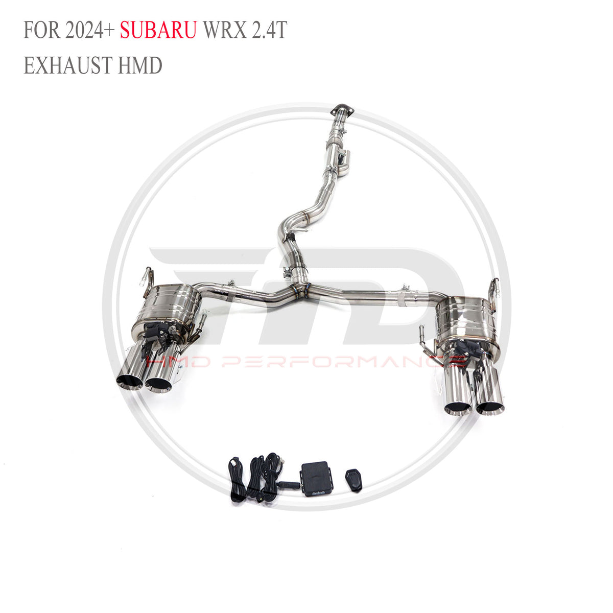 Subaru WRX 2.4T catback SUS304 Sport Exhaust System - 4