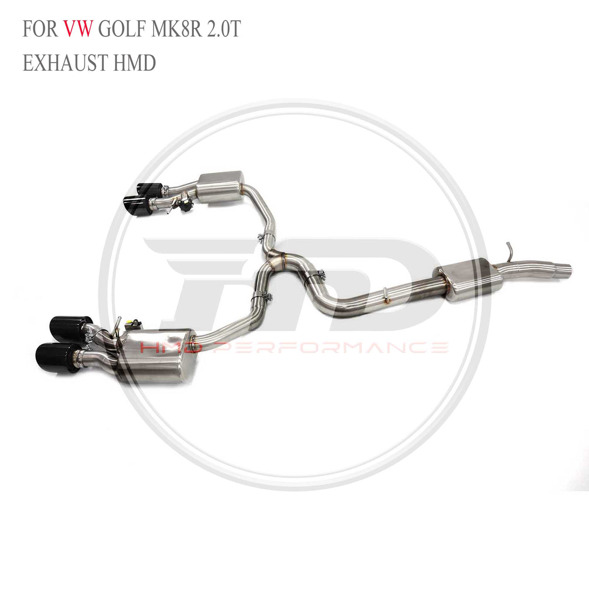 Volkswagen Golf MK8R 2.0T catback SUS304 Racing Grade Exhaust System - 5