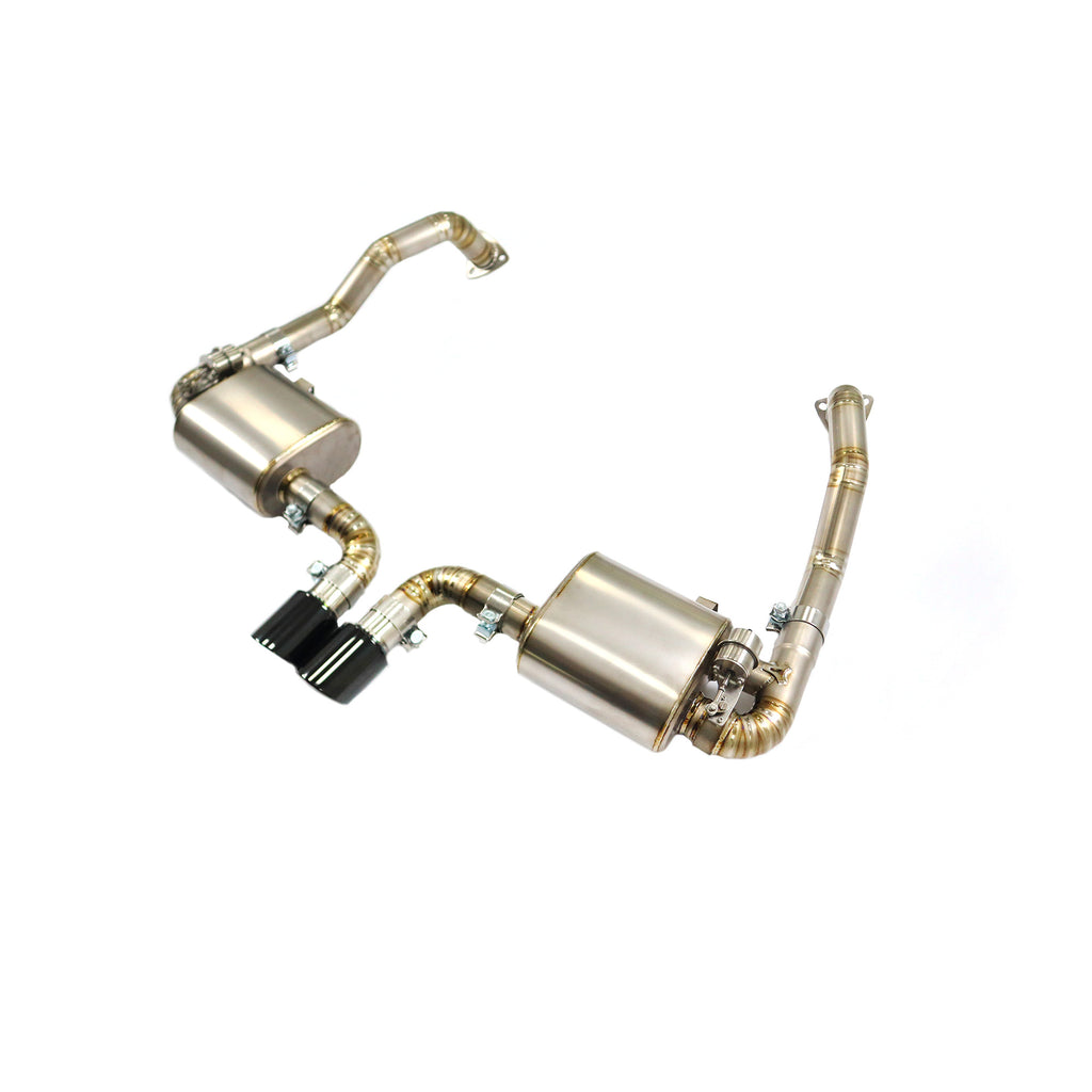 Porsche Cayman 987.1 Valved Axle-Back Titanium Racing Grade Exhaust System - 1