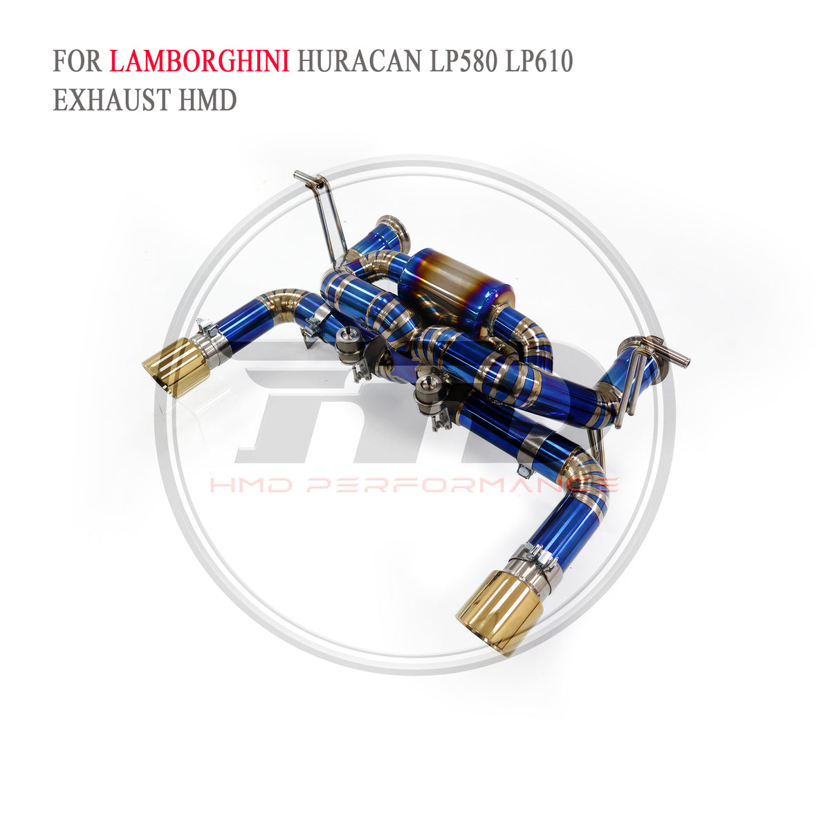 Lamborghini EVO catback Titanium Sport Exhaust System - 4