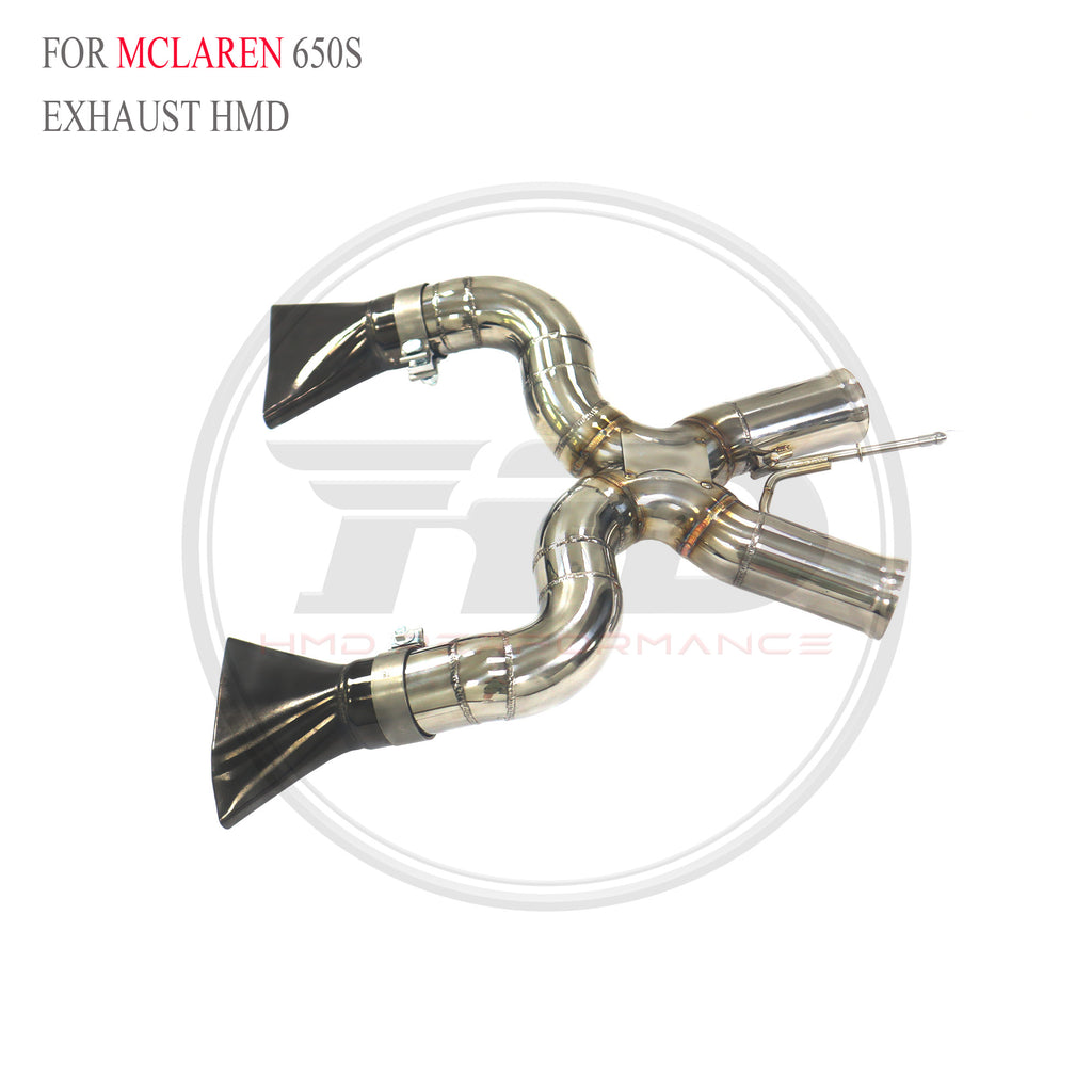 McLaren 650S Straight Axle-Back SUS304 Racing Grade Exhaust System - 6