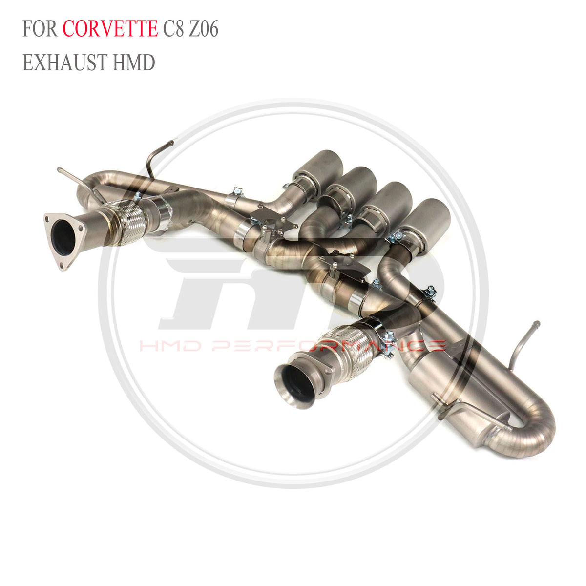 Corvette C8 Z06 catback Titanium Valved Sport Exhaust System - 5