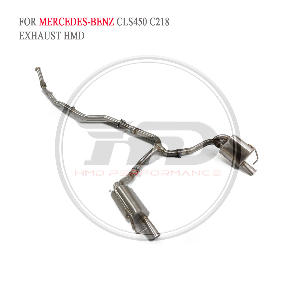 Mercedes-Benz CLS450 C218 catback SUS304 Racing Grade Exhaust System - 5