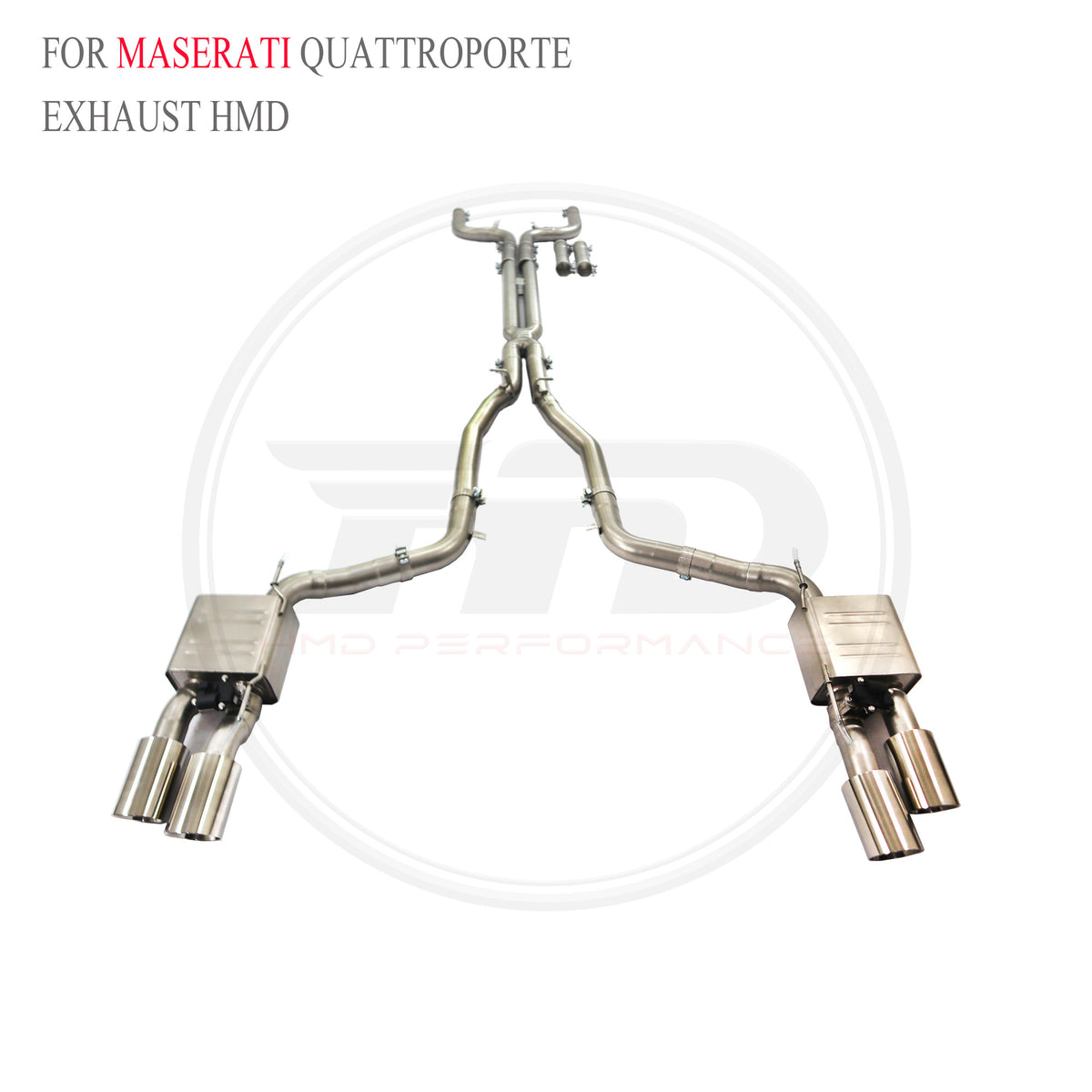 Maserati Quattroporte 3.8T Valved Catback SUS304 Racing Grade Exhaust System - 5