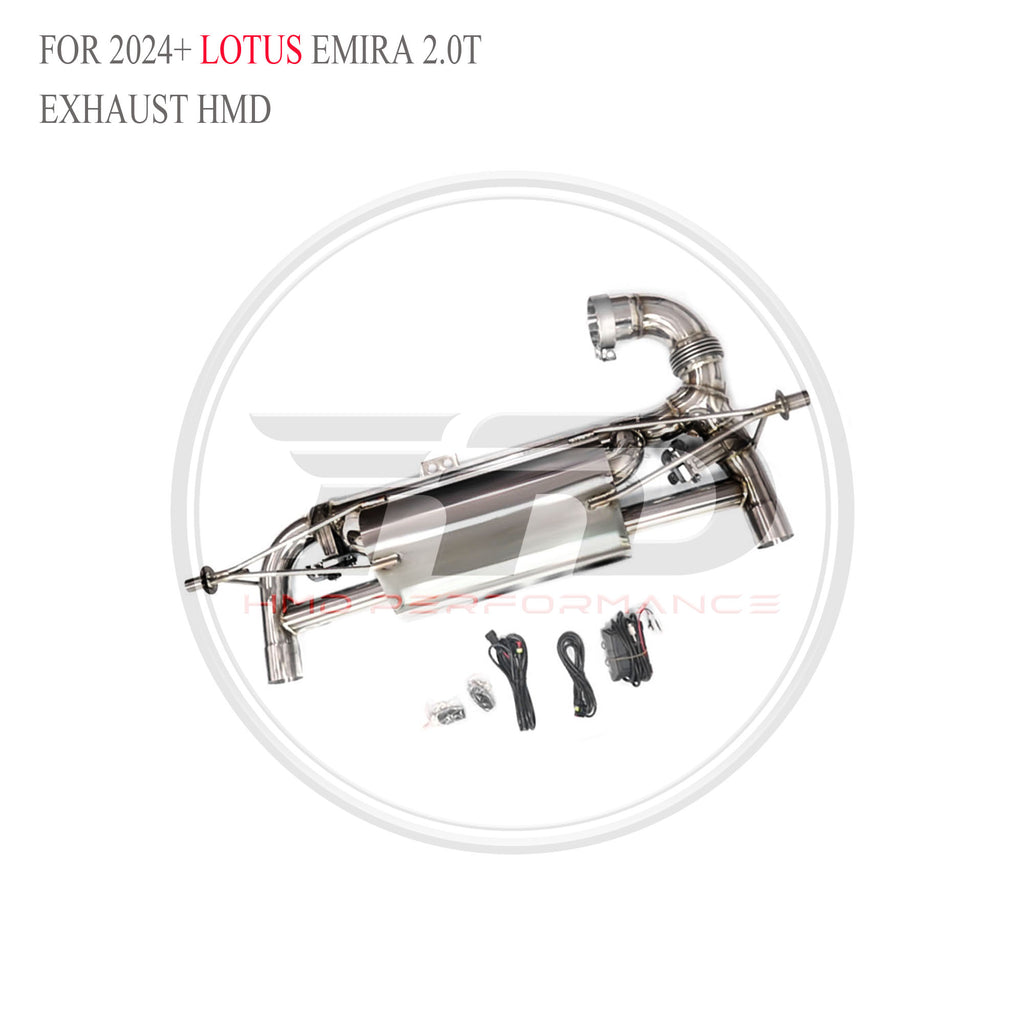 Lotus Emira 2.0T catback SUS304 Racing Grade Exhaust System - 5