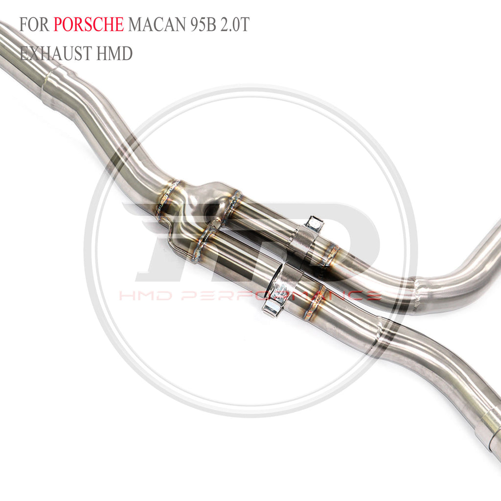 Porsche Macan 95B 2.0T Full Set Valved Catback SUS304 Racing Grade Exhaust System - 6