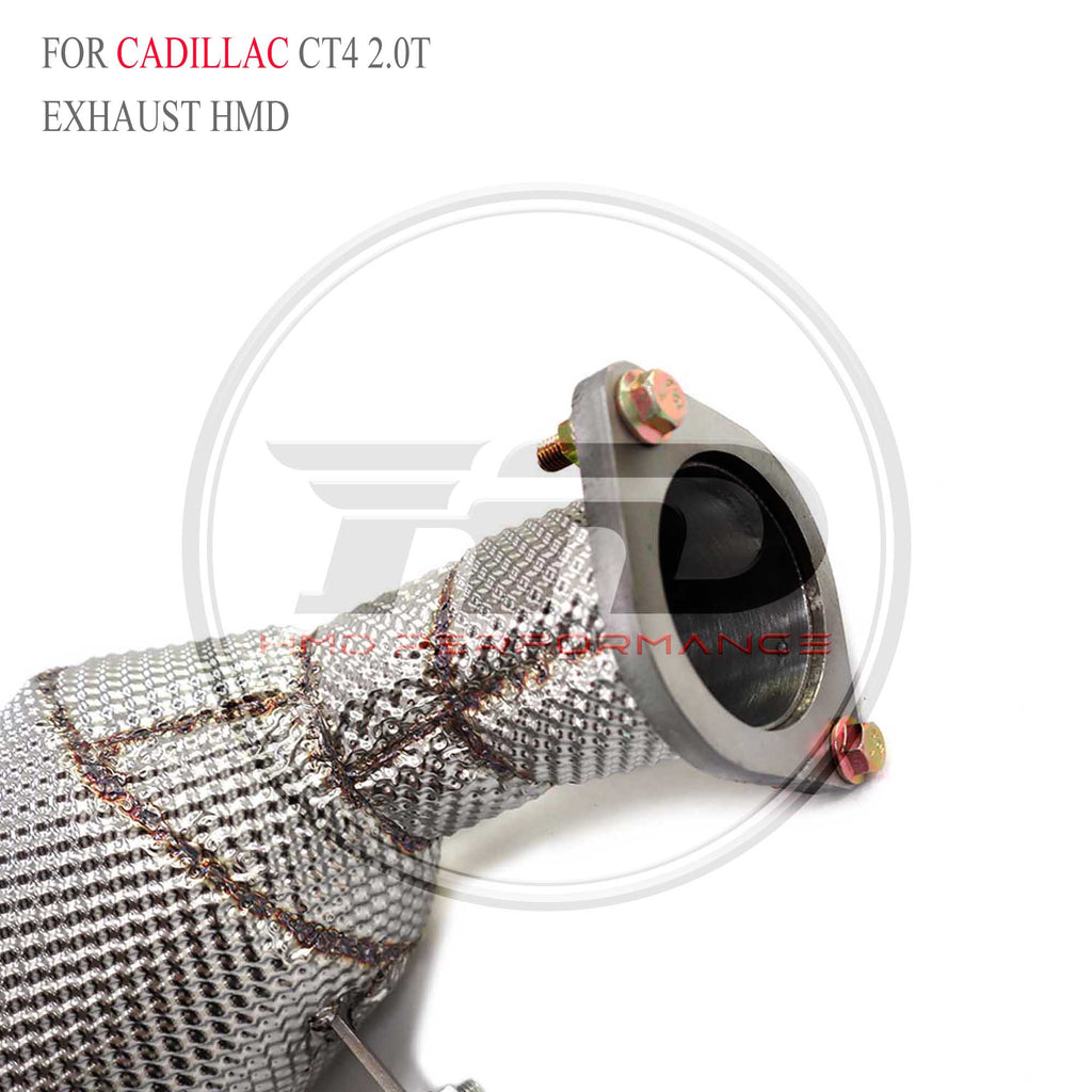Cadillac CT4 2.0T 2020+ Stainless Steel Downpipe - 3
