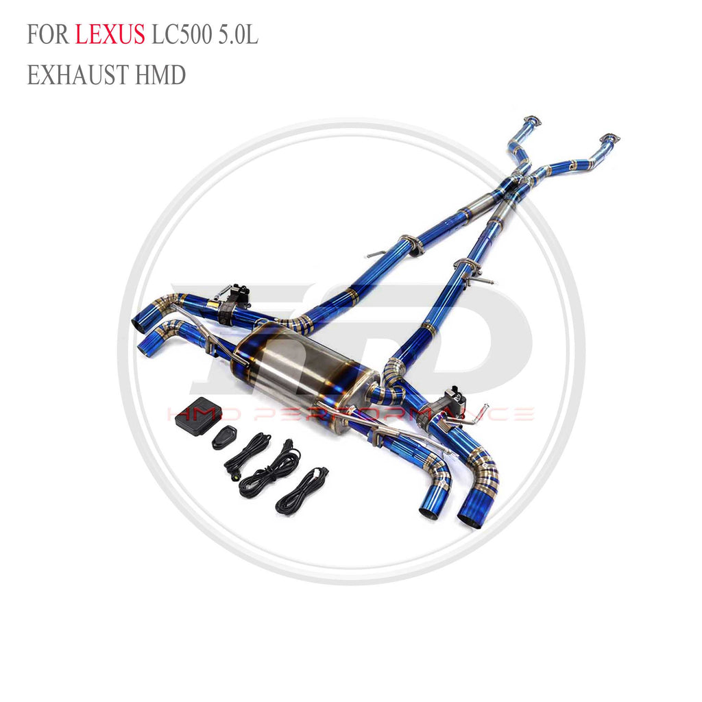 Lexus LC500 5.0L catback Titanium Sport Exhaust System - 2