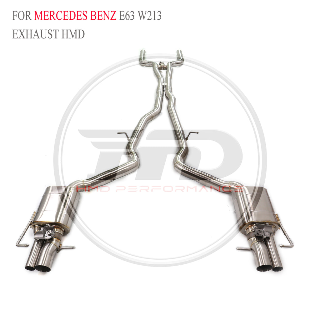 Mercedes-Benz E63 W213 catback SUS304 Valved Sport Exhaust System - 3