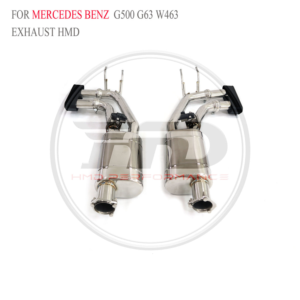 Mercedes-Benz G500 G63 W463 catback SUS304 Racing Grade Exhaust System - 4