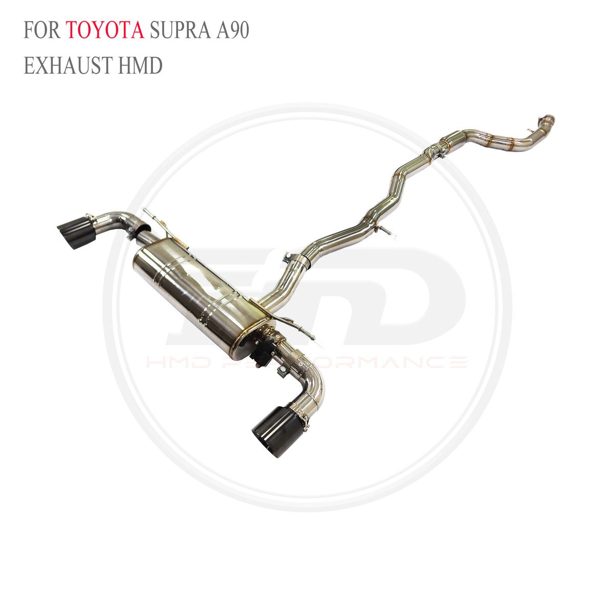 Toyota Supra A90 2.0T catback SUS304 Valved Sport Exhaust System - 6