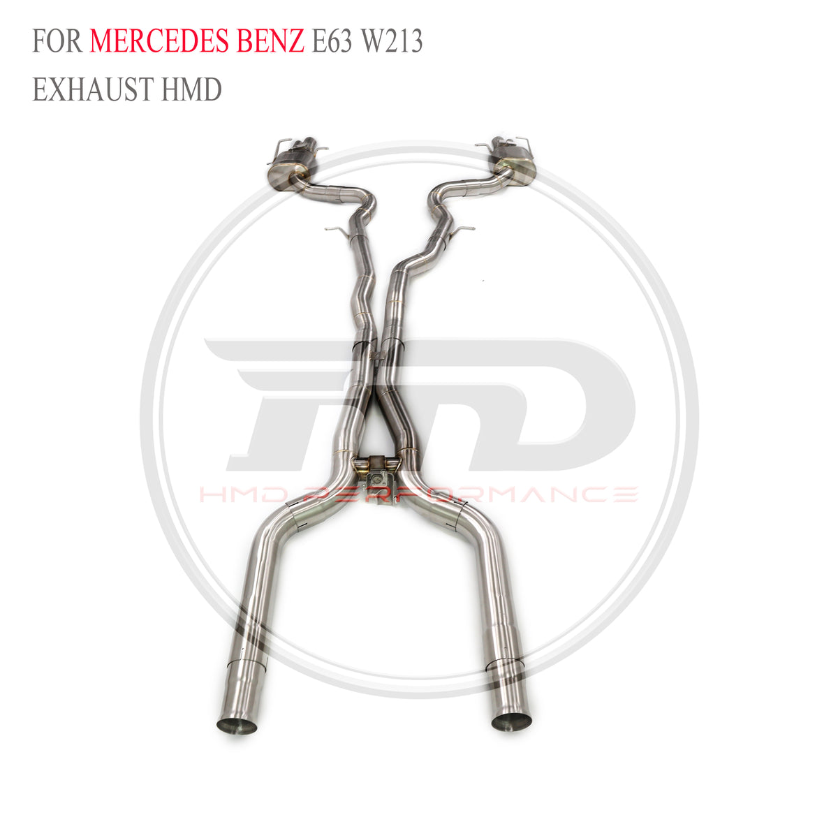 Mercedes-Benz E63 W213 catback SUS304 Valved Sport Exhaust System - 6