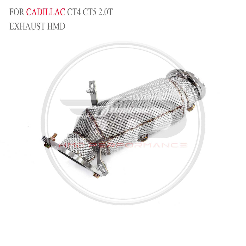 Cadillac CT5 2.0T 2020+ Stainless Steel Downpipe - 2