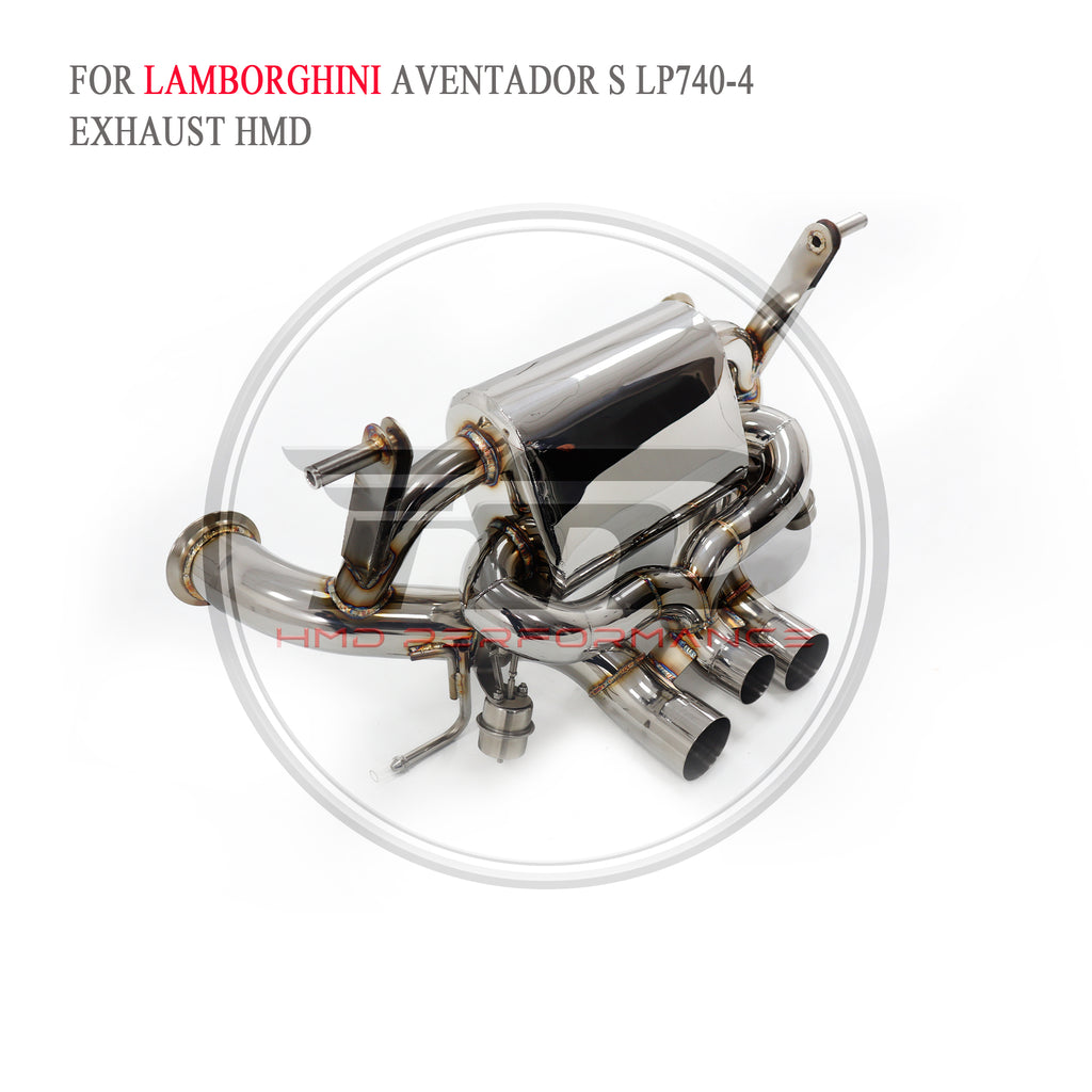 Lamborghini Aventador LP740-4 Valved Catback SUS304 Racing Grade Exhaust System - 5