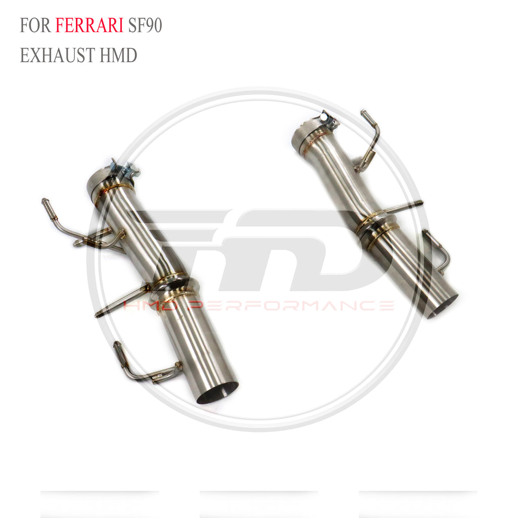 Ferrari SF90 Straight Catback SUS304 Racing Grade Exhaust System - 3