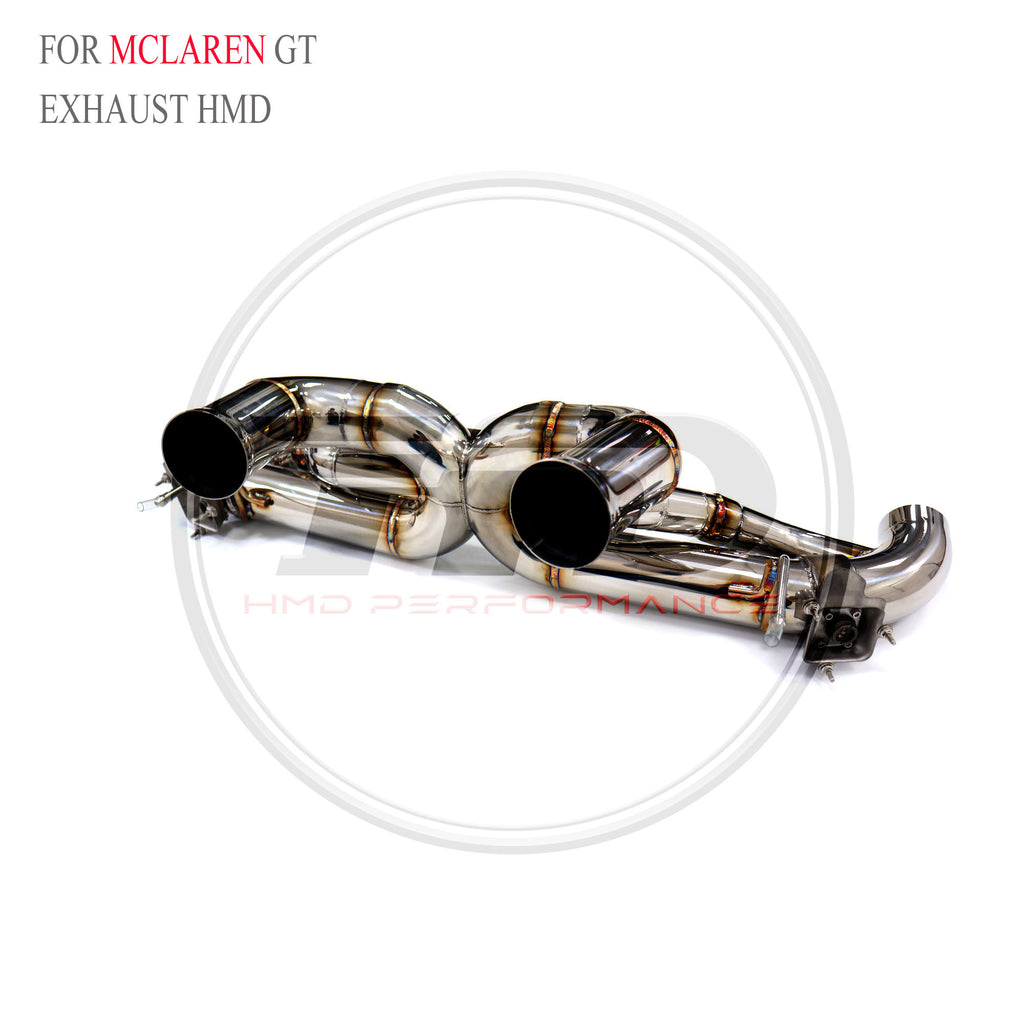 McLaren GT catback SUS304 Valved Sport Exhaust System - 4