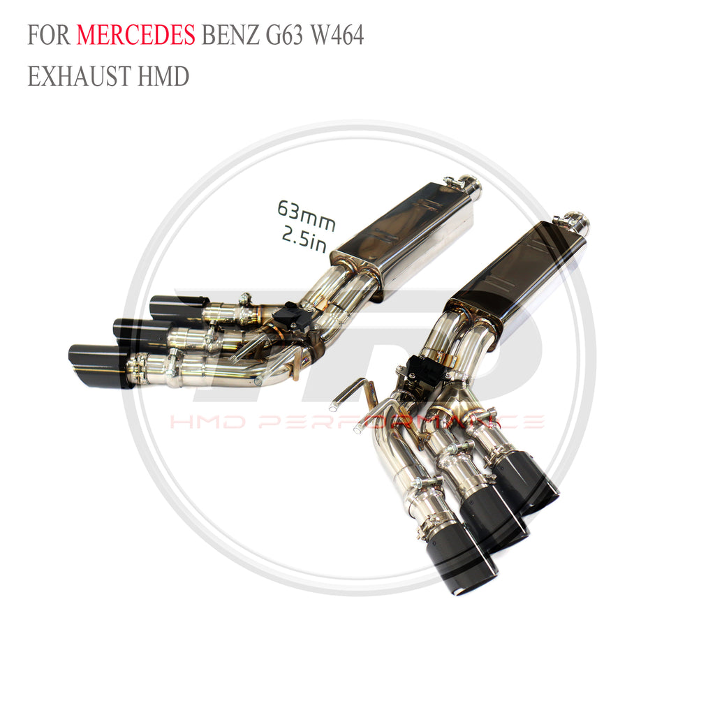 Mercedes-Benz G63 W464 Valved Catback SUS304 Racing Grade Exhaust System - 2