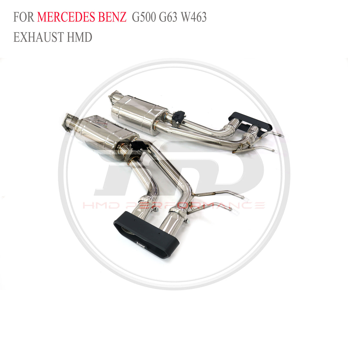 Mercedes-Benz G500 G63 W463 catback SUS304 Racing Grade Exhaust System - 6