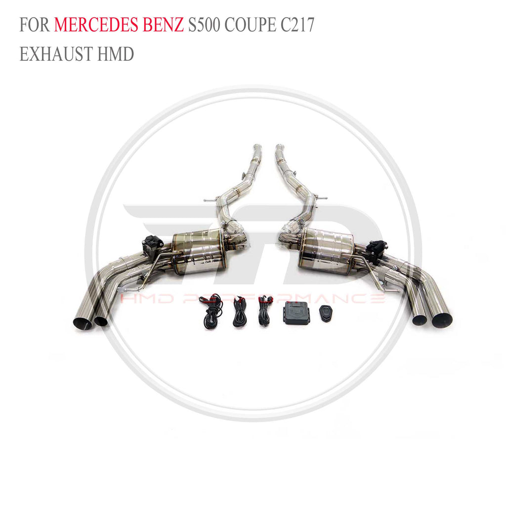 Mercedes-Benz S500 coupe C217 catback SUS304 Sport Exhaust System - 4