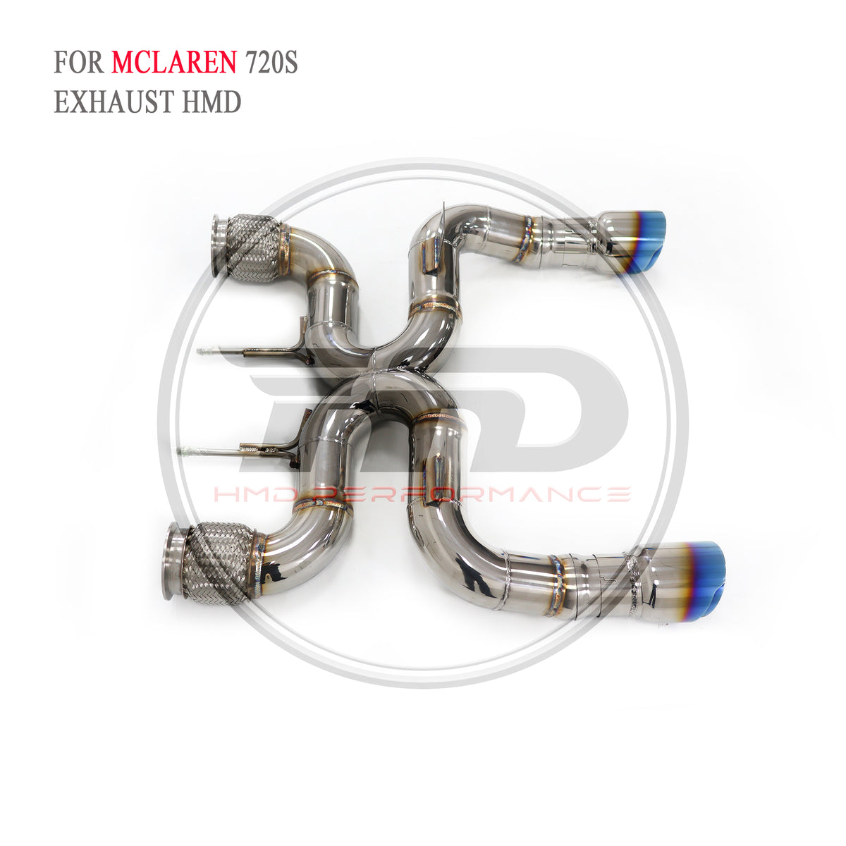 McLaren 720S catback SUS304 Racing Grade Exhaust System - 5