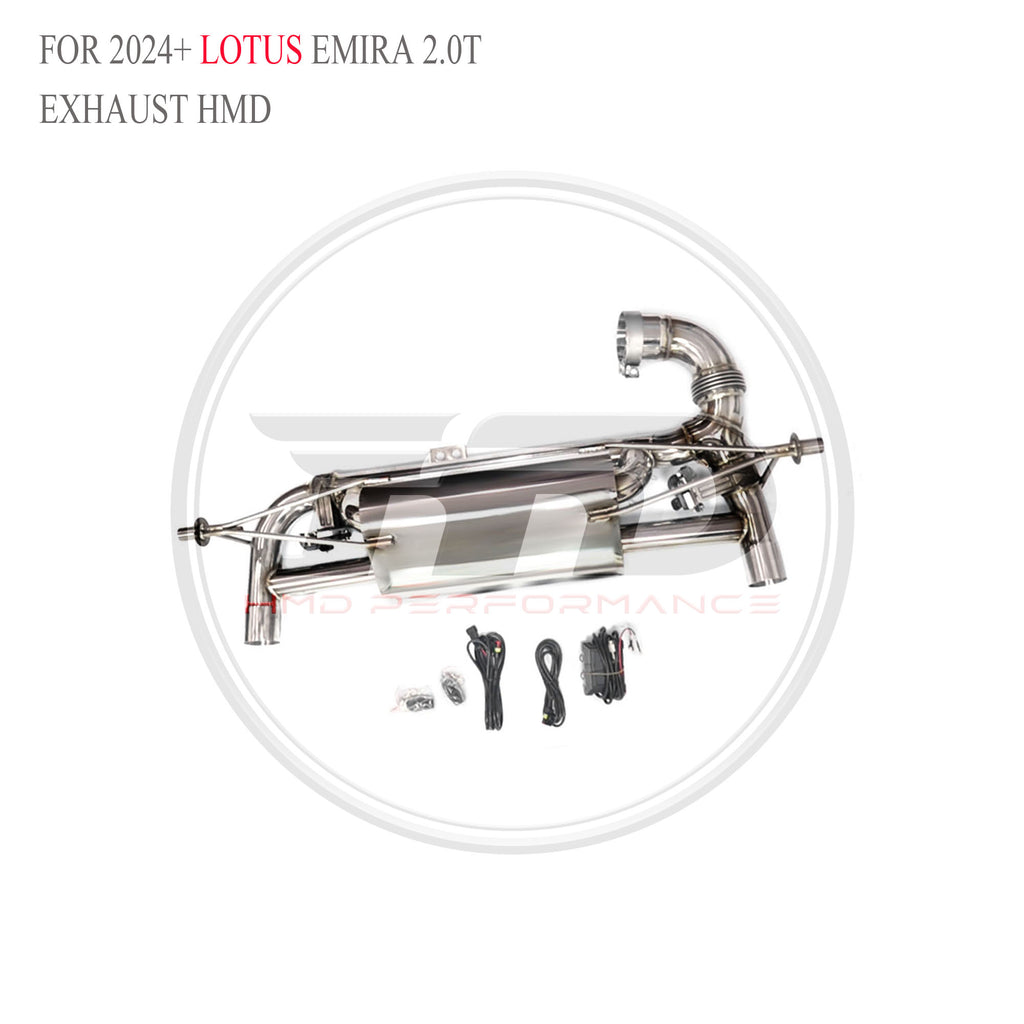 Lotus Emira 2.0T catback SUS304 Racing Grade Exhaust System - 4