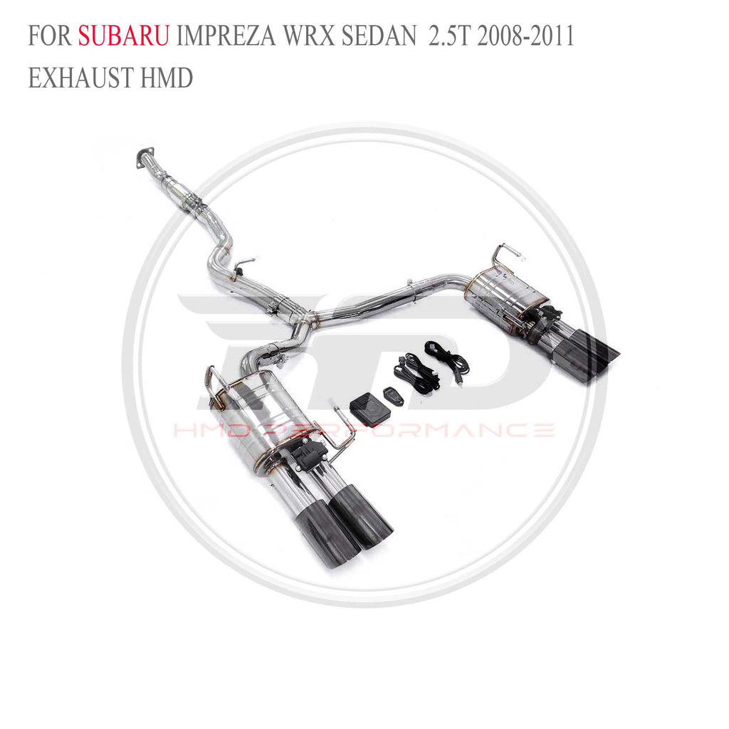 Subaru Impreza WRX Sedan 2.5T 2008-2011 catback SUS304 Sport Exhaust System - 4