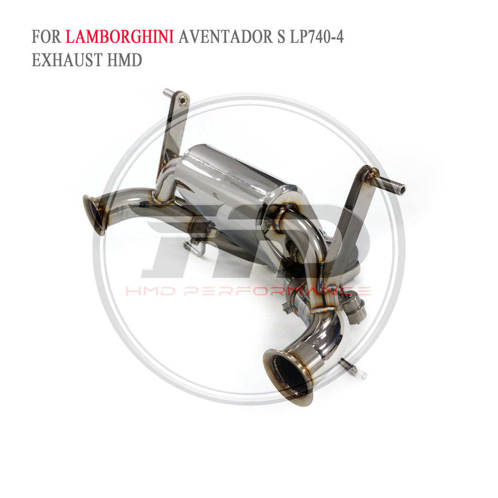 Lamborghini Aventador LP740-4 Valved Catback SUS304 Racing Grade Exhaust System - 6