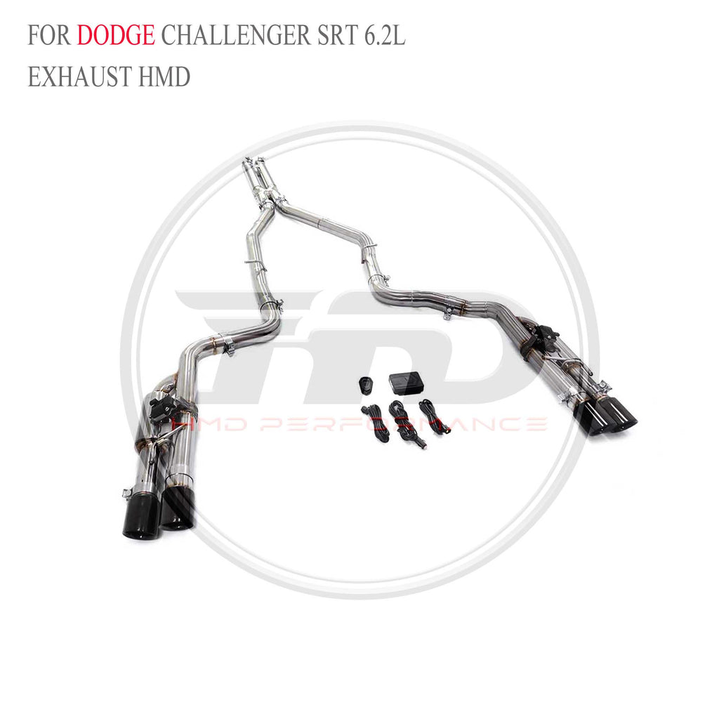 Dodge Challenger SRT 6.2L catback Racing Grade Exhaust System - 6