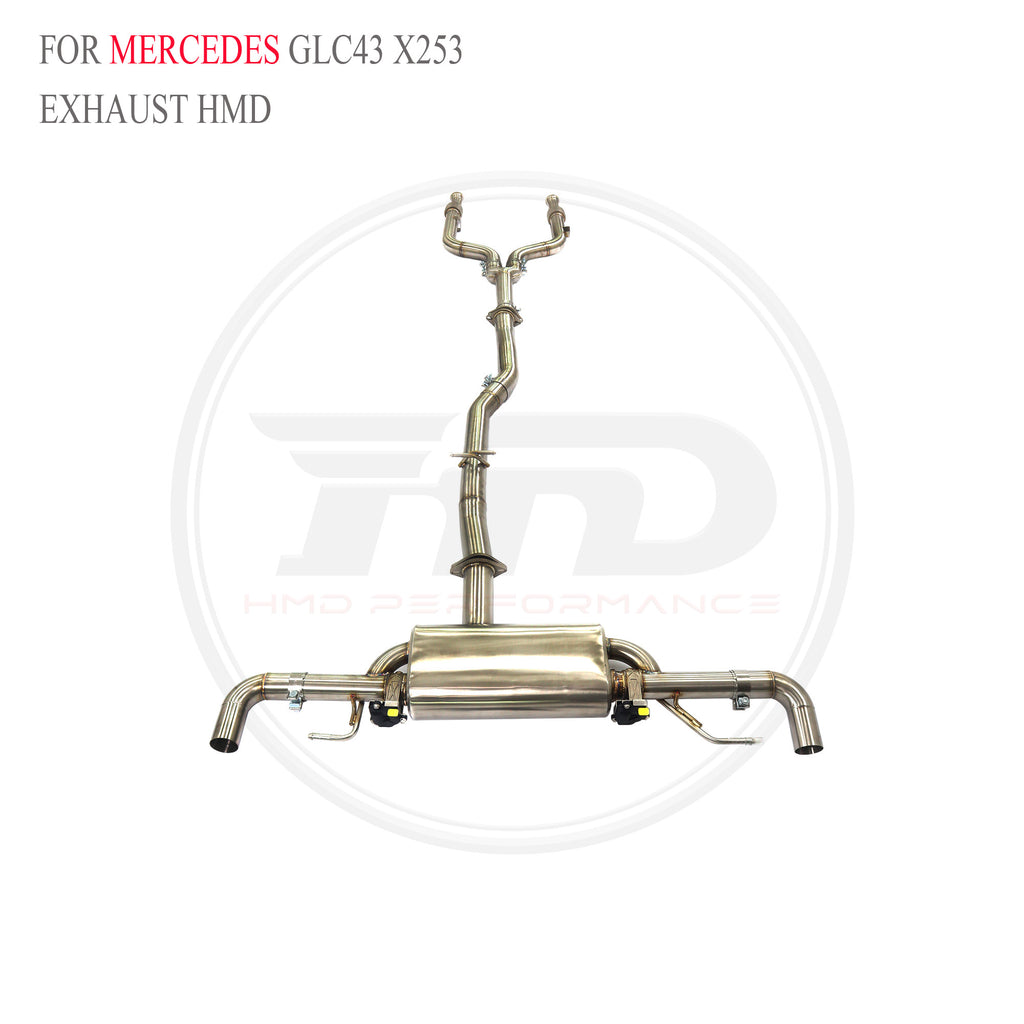 Mercedes-Benz GLC43 X253 catback SUS304 Sport Exhaust System - 3