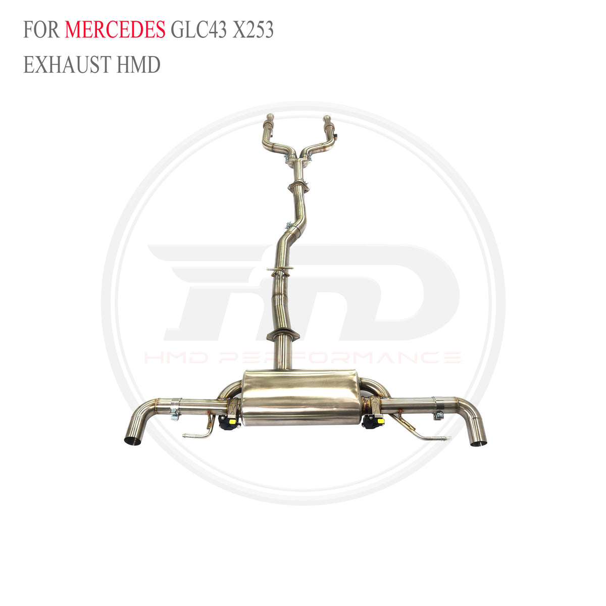 Mercedes-Benz GLC43 X253 catback SUS304 Sport Exhaust System - 3